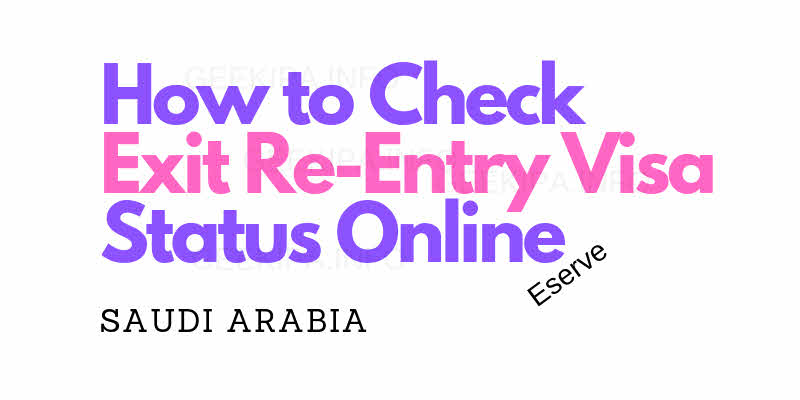 How to print exit re entry visa