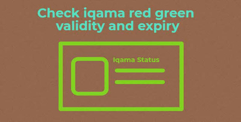 Check iqama red green