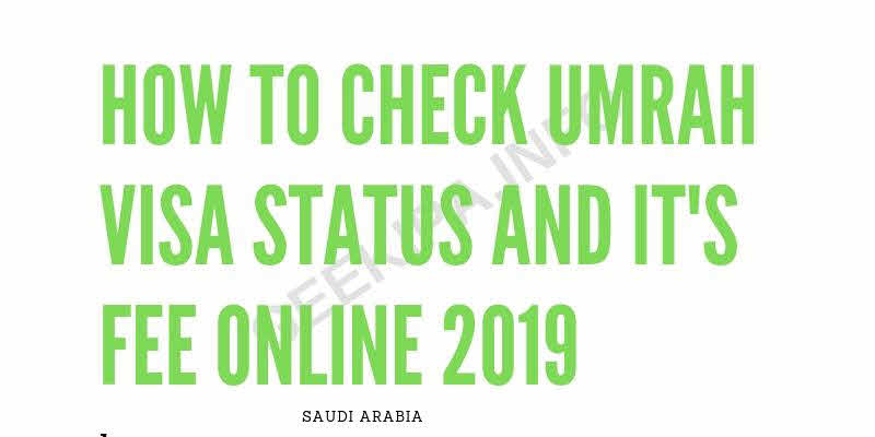 Check Umrah visa status online