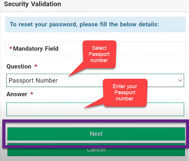 2 - Reset Absher Password