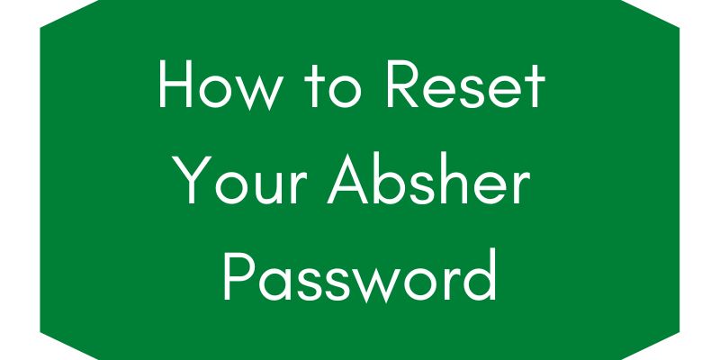 How to Reset Your Absher Password
