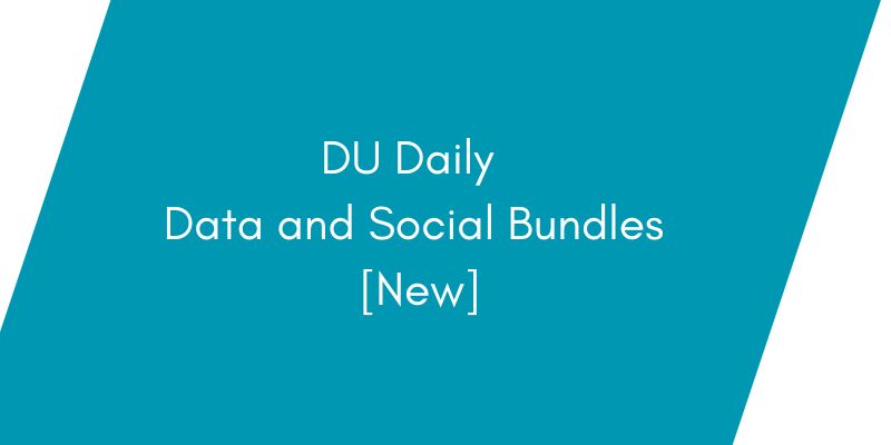New DU Daily Data and Social Bundles