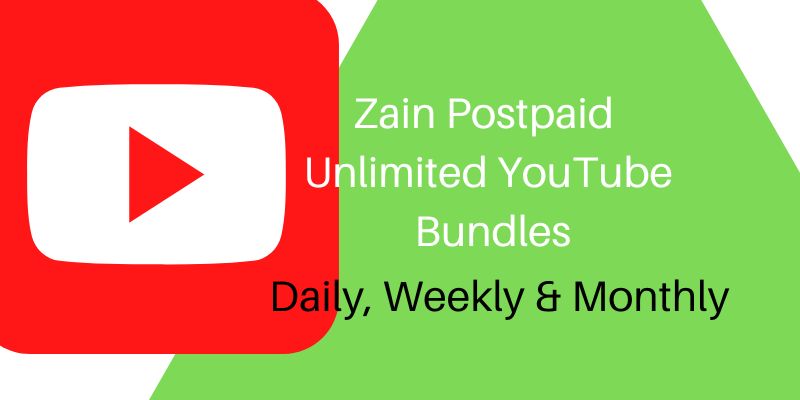 Zain Postpaid Unlimited YouTube Bundles