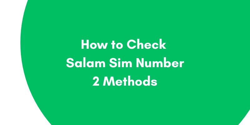 2 Methods to Check Salam Sim Number in KSA
