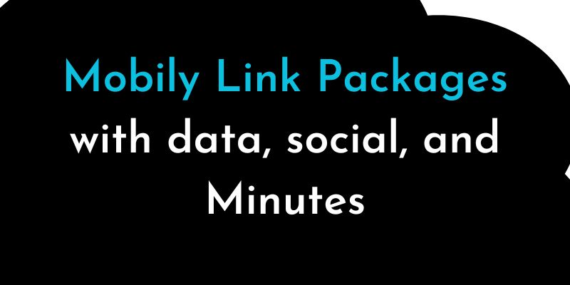Mobily Link Packages with data, social, and Minutes