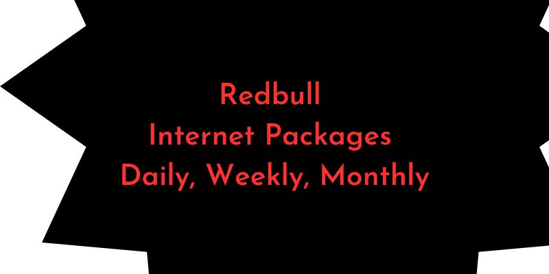 Redbull Internet Packages Daily Weekly Monthly KSA