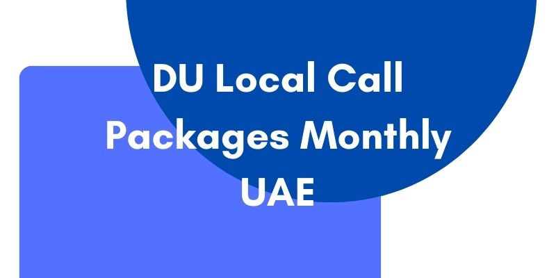 DU Local Call Packages Monthly UAE