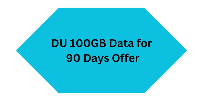 DU 100GB Data for 90 Days Offer UAE